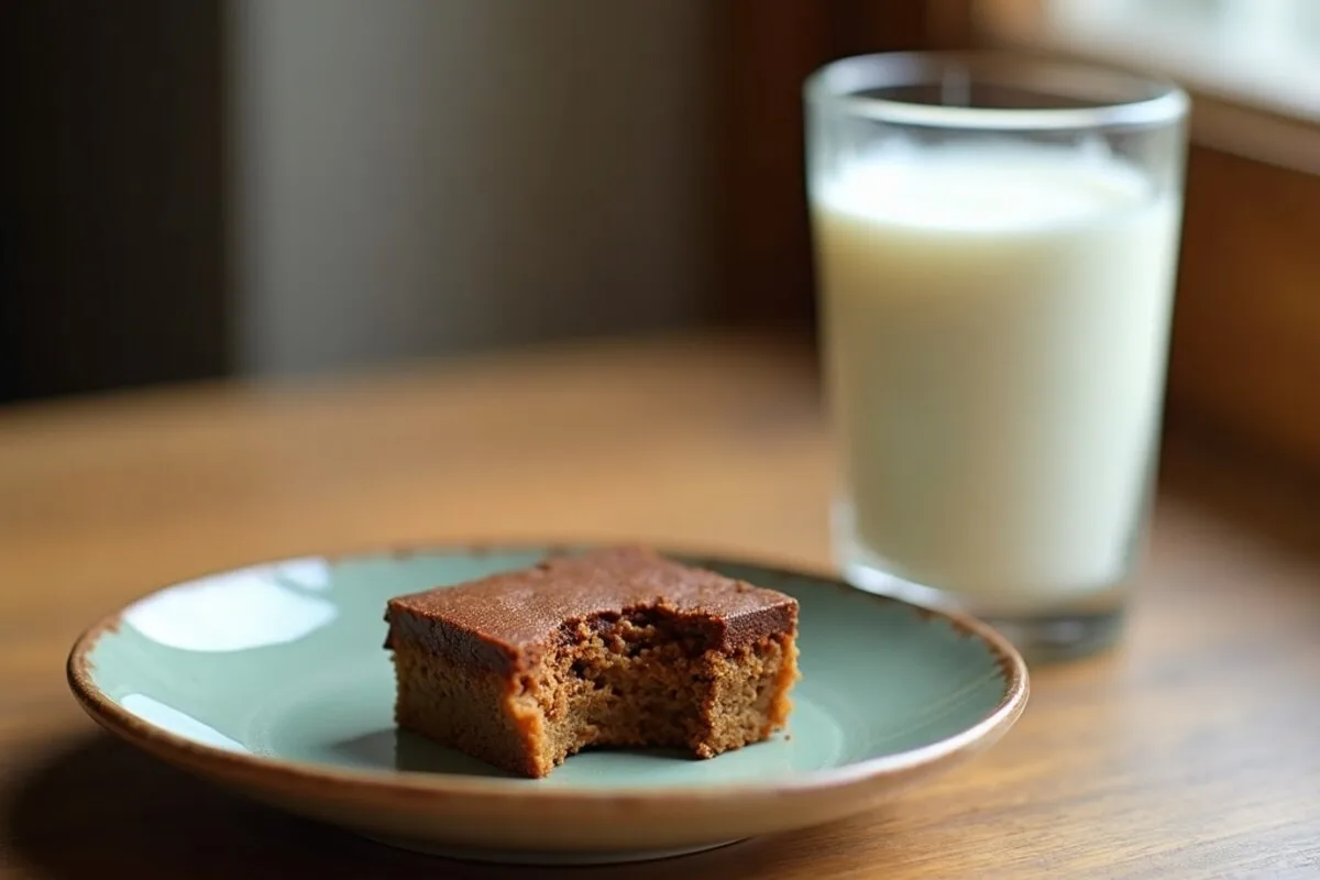 A chickpea brownie recipe laid out: tinned chickpeas, cocoa, nut butter, maple syrup and chocolate chips