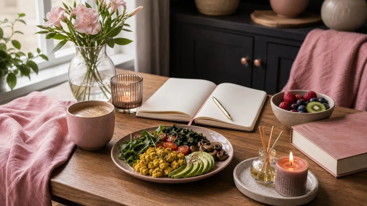 A mindful weekend routine with breathing room