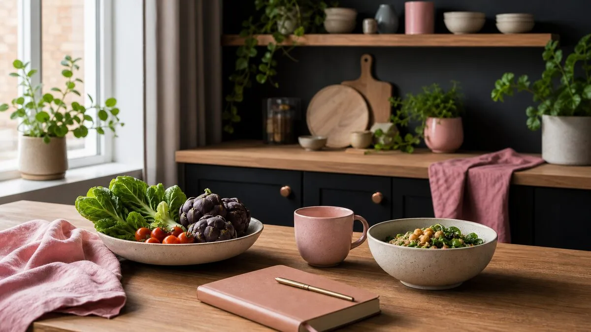 Minimalist vegan lifestyle