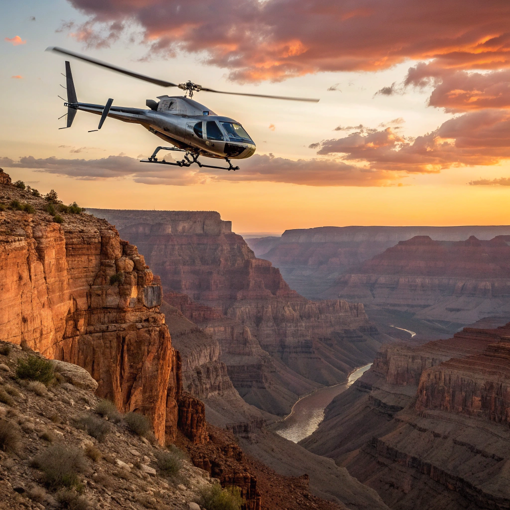 Helicopter tour over Grand Canyon from Las Vegas