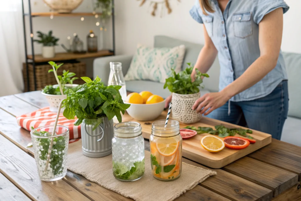 Drinks with a twist at a lifestyle party